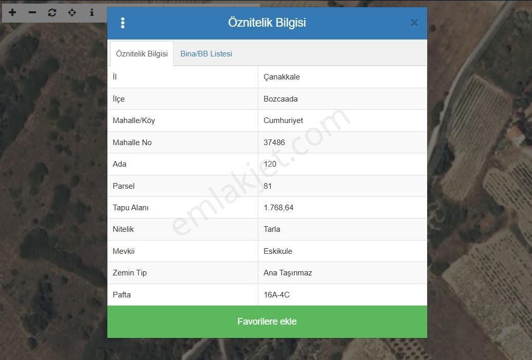 Remax Area'dan Bozaada'da Asfalta Cephe Satılık Köşe Parsel — fotoğraf 7