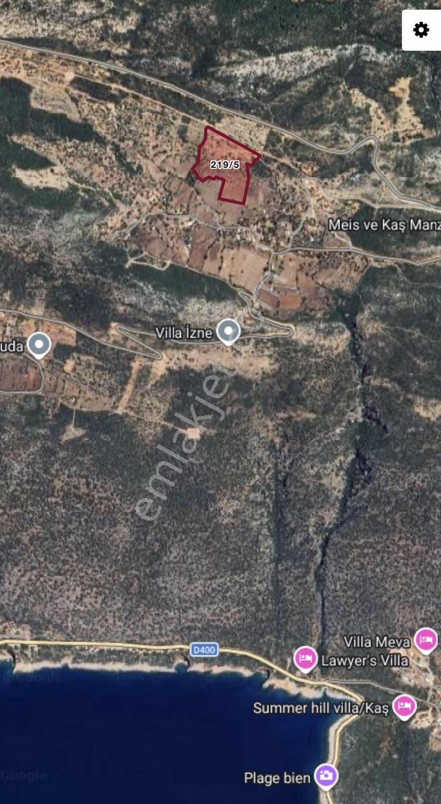 Antalya Kaş Gökçeören'de 37.847 M2 Satılık Tarla — fotoğraf 4