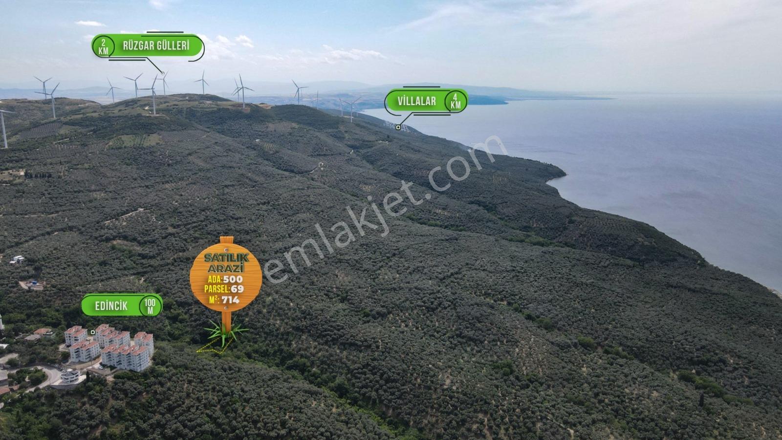 Expert'ten Edincik'te Merkeze Yakın Satılık Yatırımlık Arazi — fotoğraf 2