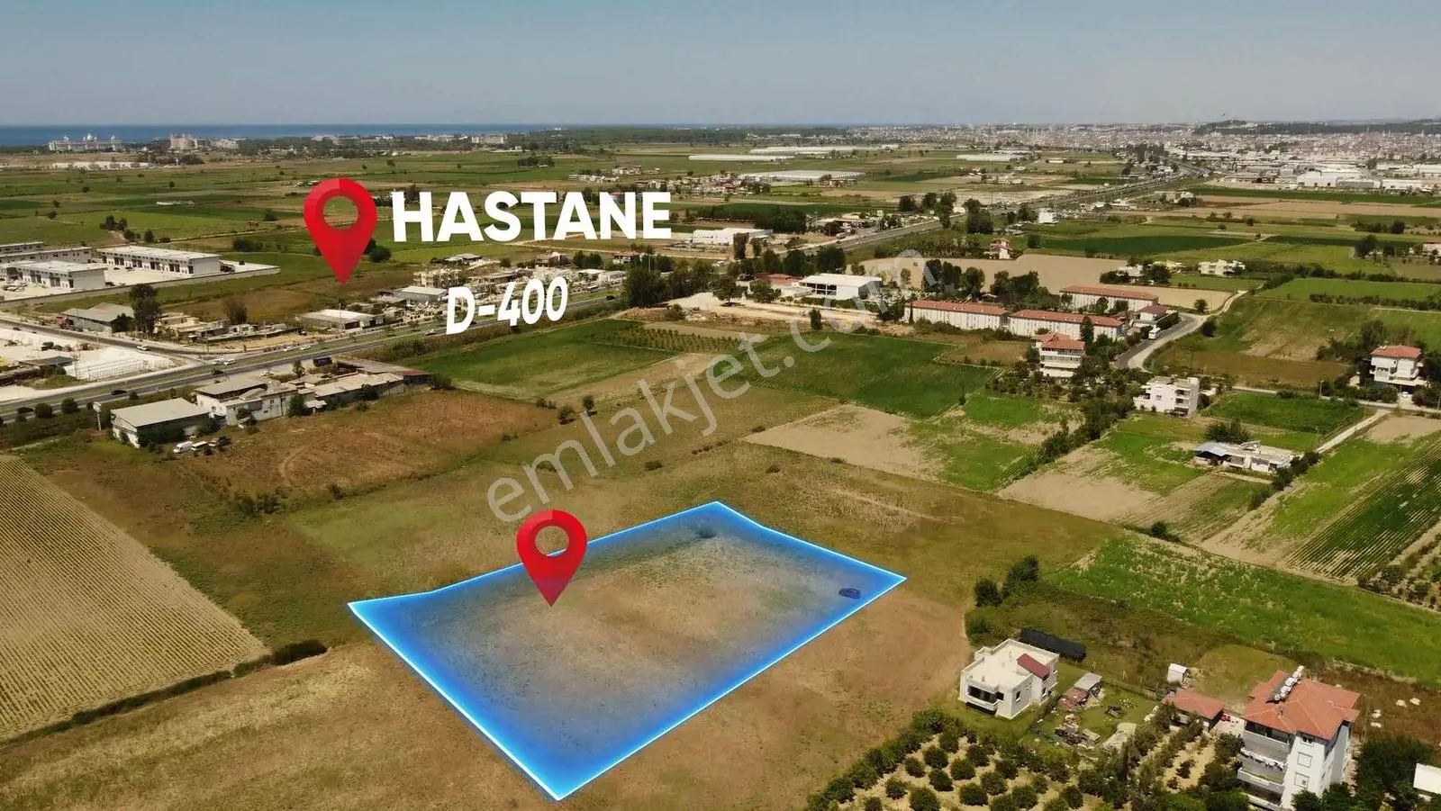 Manavgat Demircilerde 1/1000 Plan İçinde 3.904 M² Köşe Parsel — fotoğraf 3