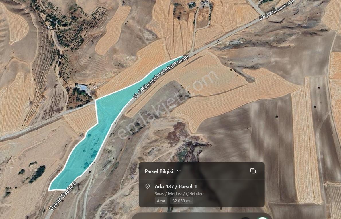 C.kdan Kuzey Çevre Yolu Kenarı Satılık 400m2 Arsa Hissesi — fotoğraf 2