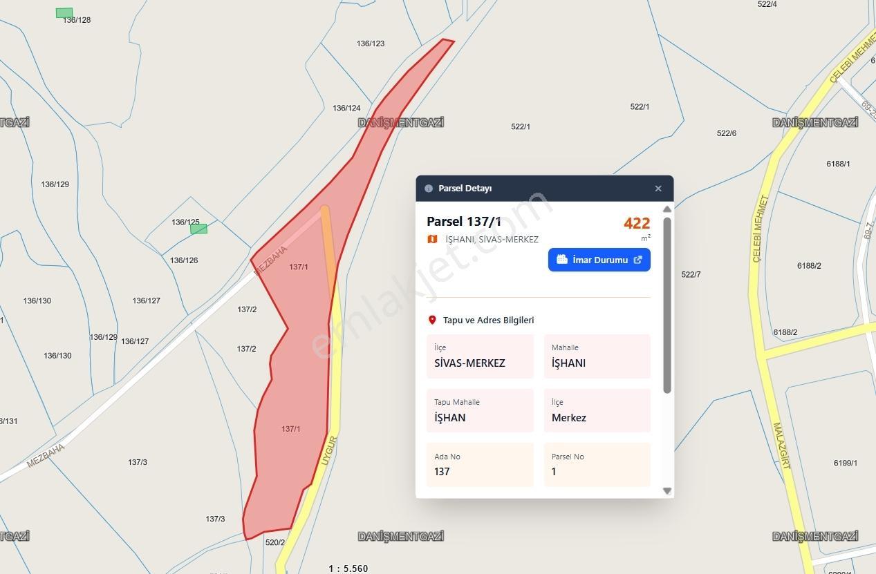 C.kdan Kuzey Çevre Yolu Kenarı Satılık 400m2 Arsa Hissesi — fotoğraf 9