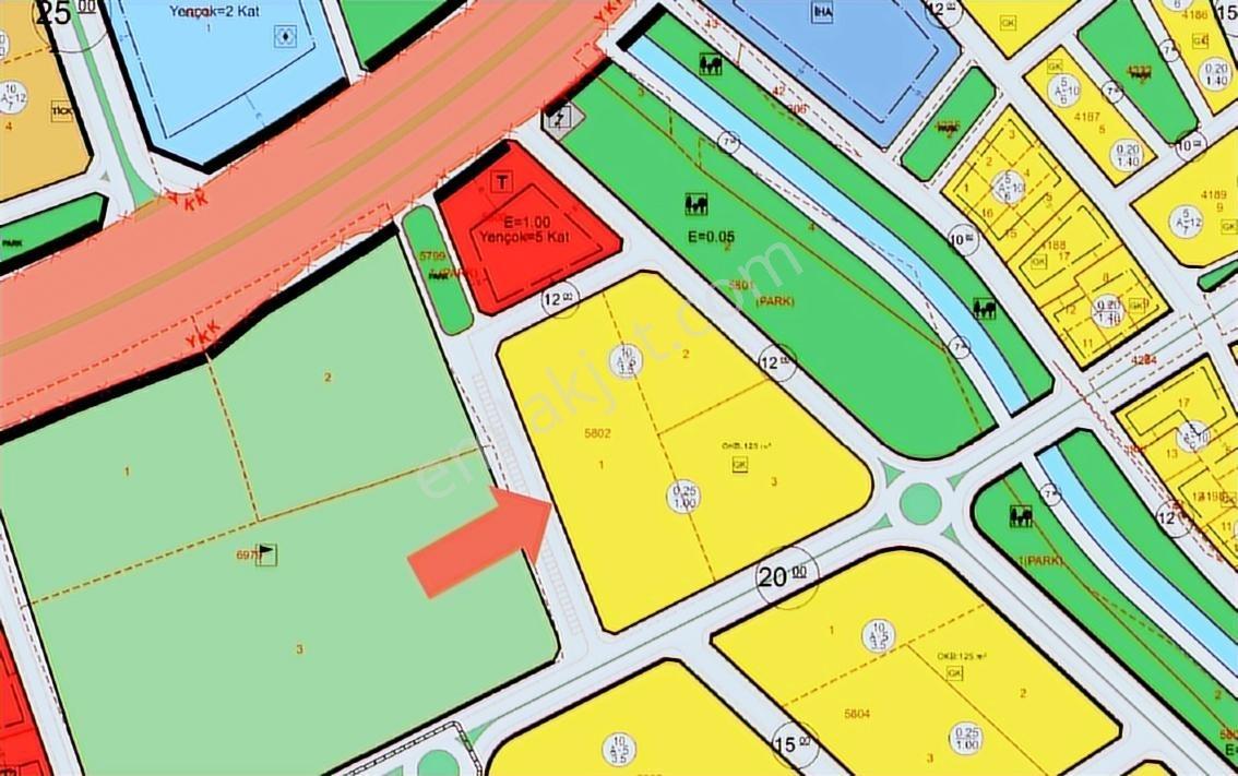 C.k'dan Yenişehir Sultanşehir Bulvrda Satılık 135 M2 Konut Arsa — fotoğraf 4