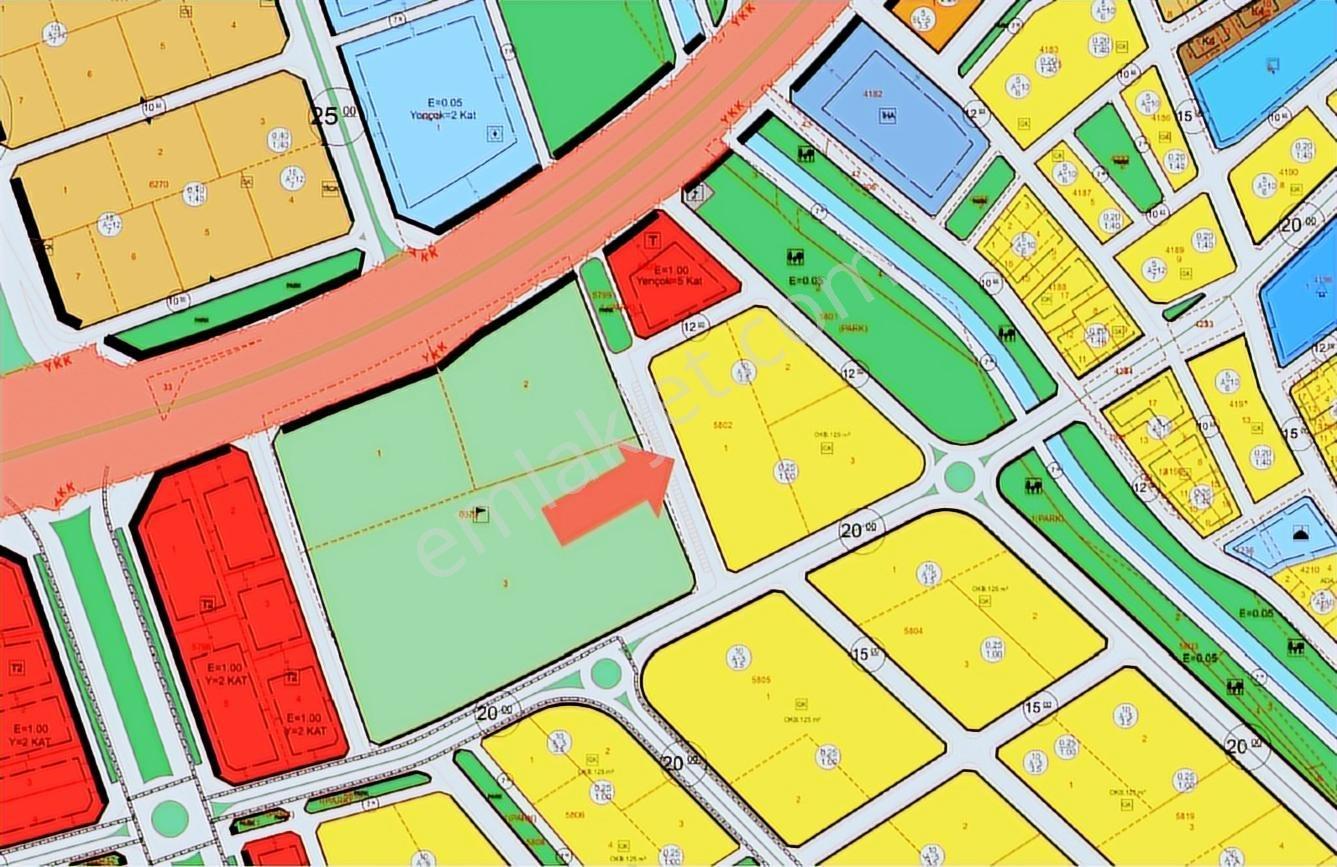 C.k'dan Yenişehir Sultanşehir Bulvrda Satılık 135 M2 Konut Arsa — fotoğraf 5