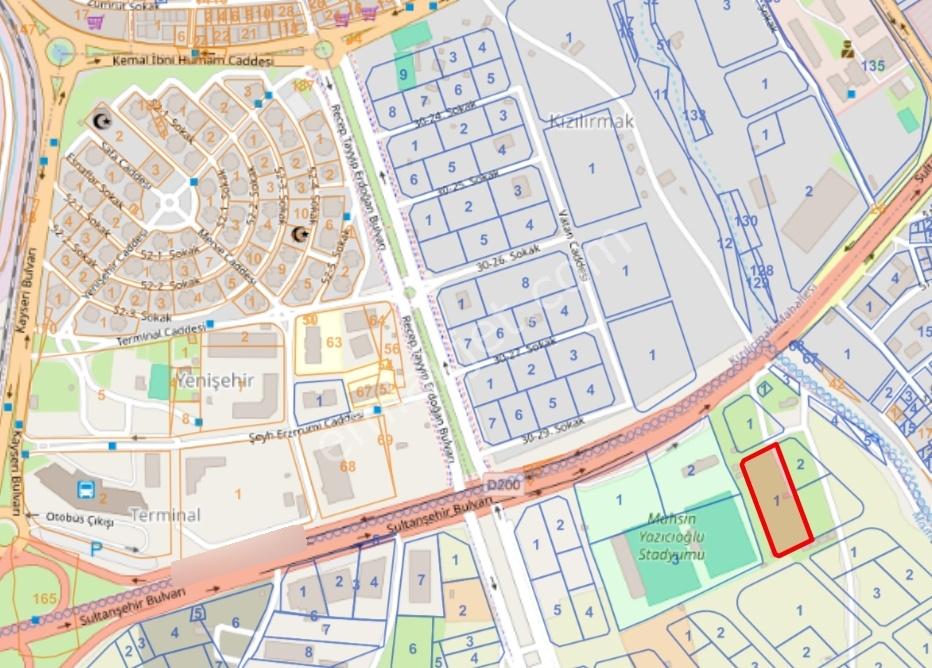 C.k'dan Yenişehir Sultanşehir Bulvrda Satılık 135 M2 Konut Arsa — fotoğraf 8