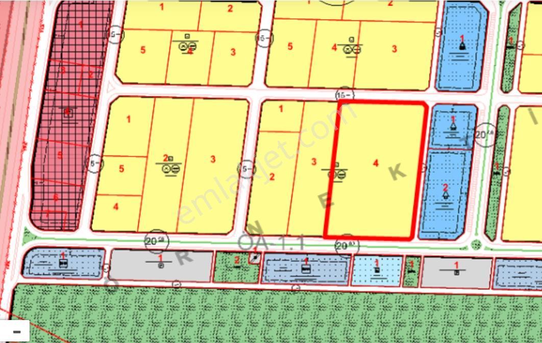 C.k'dan Yenişehir R.t.e. Blvrına Yakın Satılık 90 M2 Konut Arsas