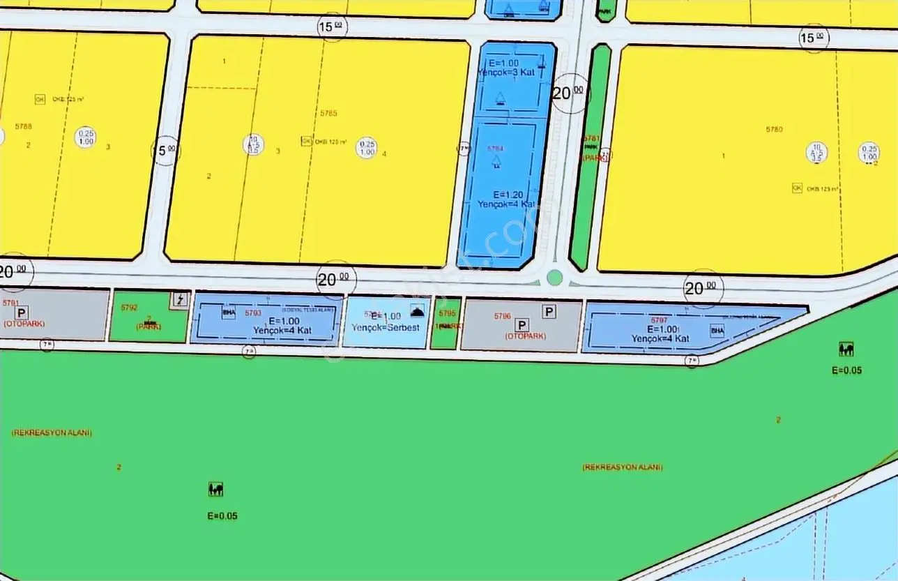 C.k'dan Yenişehir R.t.e. Blvrına Yakın Satılık 90 M2 Konut Arsas — fotoğraf 3