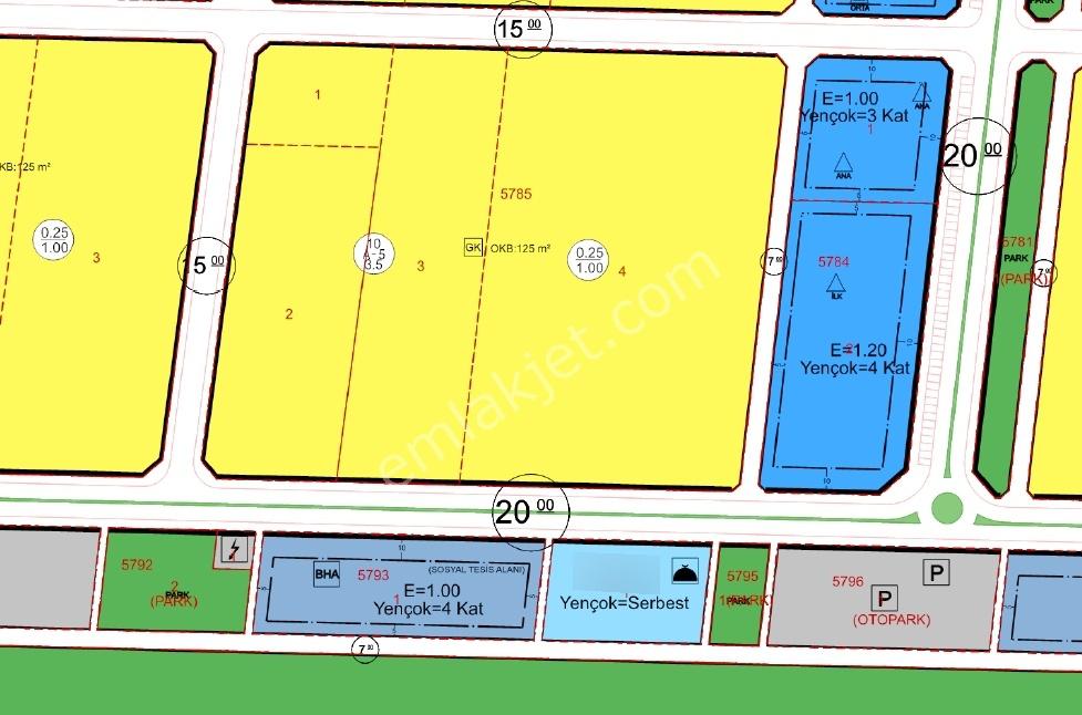 C.k'dan Yenişehir R.t.e. Blvrına Yakın Satılık 90 M2 Konut Arsas — fotoğraf 5