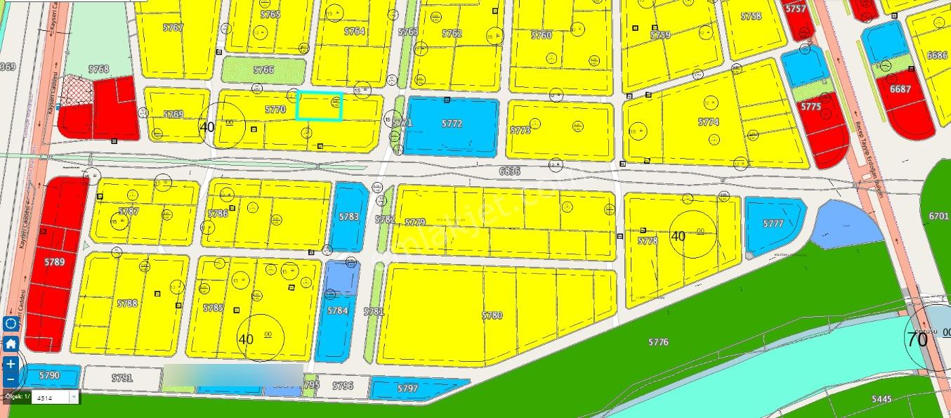 C.kdan Yenişehir R.t.e Yakın Satılık 5 Kat İmarlı 130m2 Arsa — fotoğraf 19