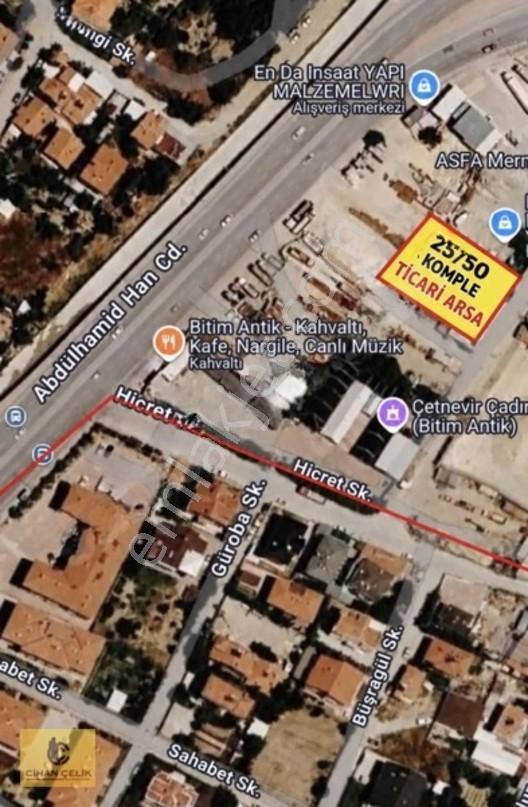Kaçmayacak Emsali Olmayan Yeri Süper 25/50 Emsal Ticari Arsa