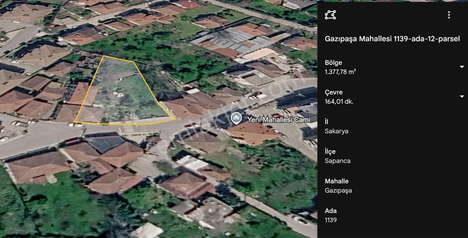 Sapanca Gazipaşa'da Satılık 87 M2 Arsa Hissesi — fotoğraf 2
