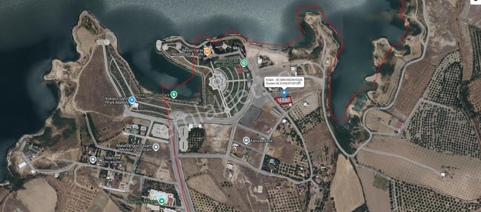 Fırsat!!! Kırkgöz Sahil Parkı Yanı Satılık 981 M² Arsa