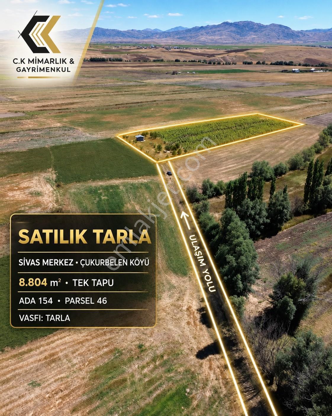 C.k Mimarlık Gayrimenkul'den Tek Tapu Tarla