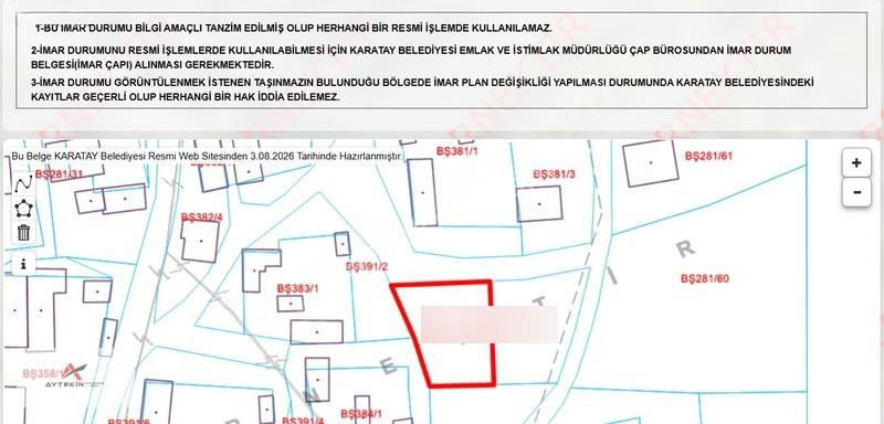 Konya Karatay Beşağıl 700 M² Müstakil Tapulu Konut İmarlı Arsa — fotoğraf 17