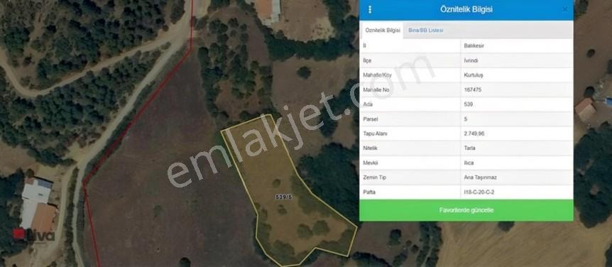 Balıkesir İvrindi Kurtuluş Mahallesinde 2.750 M² Müstakil Tarla — fotoğraf 17