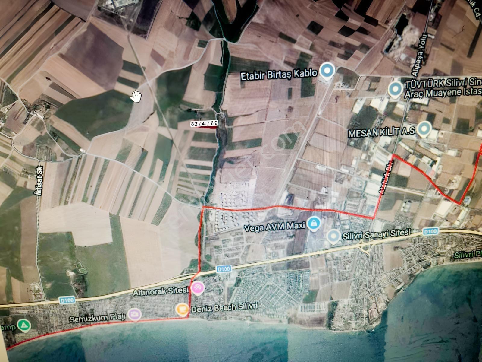 Silivri Alipaşa Mah M2 12.346 M2 Lik Arsada 1030 M2 Satılık — fotoğraf 7