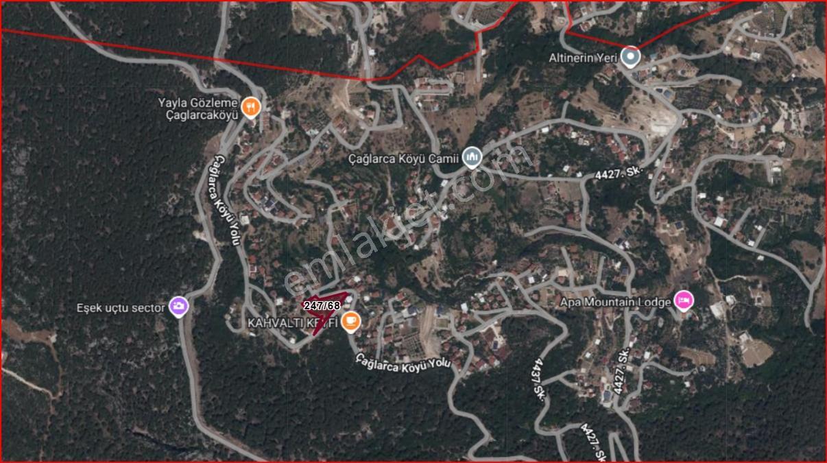 Konyaaltı Çağlarcada Köy İçi 400 M2 Arazi — fotoğraf 5