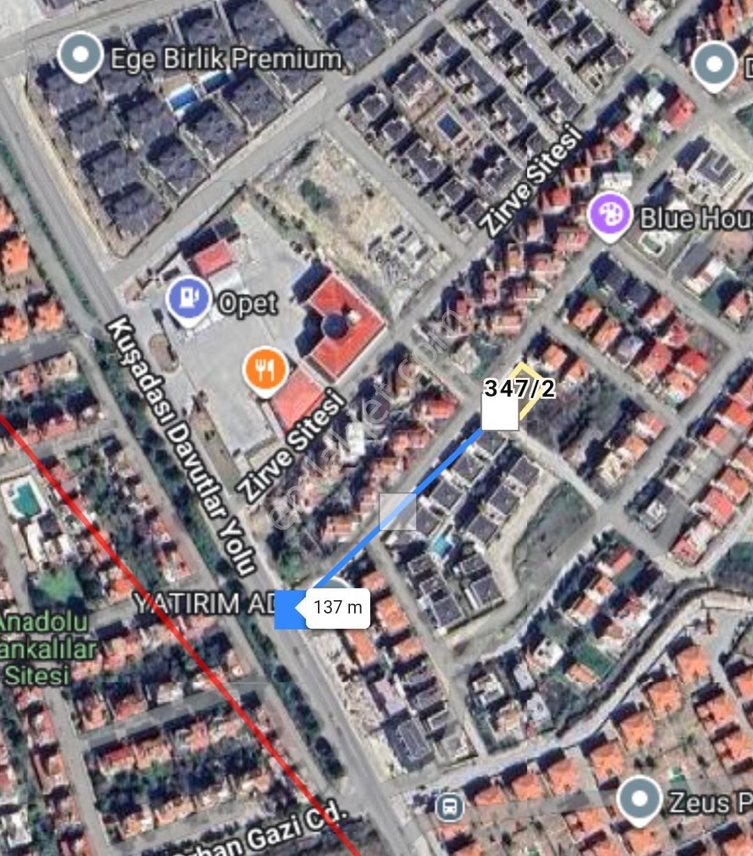 Kuşadası Soğucak, 305 M² Satılık Tam Müstakil Villa İmarlı Arsa — fotoğraf 10