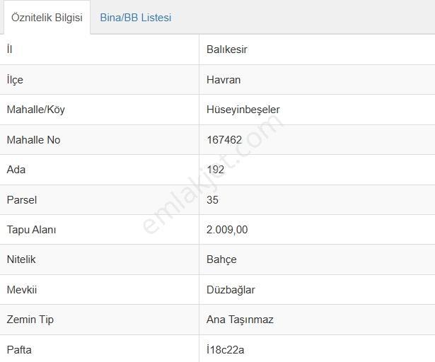 Eu Gayrimenkul'den Asfalta Cephe Köye Yakın 2 Dönüm Bahçe