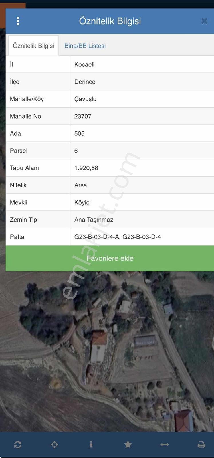 Emlak Team-derince Çavuşlu Köyünde %5 İmarlı Satılık Tarla — fotoğraf 14