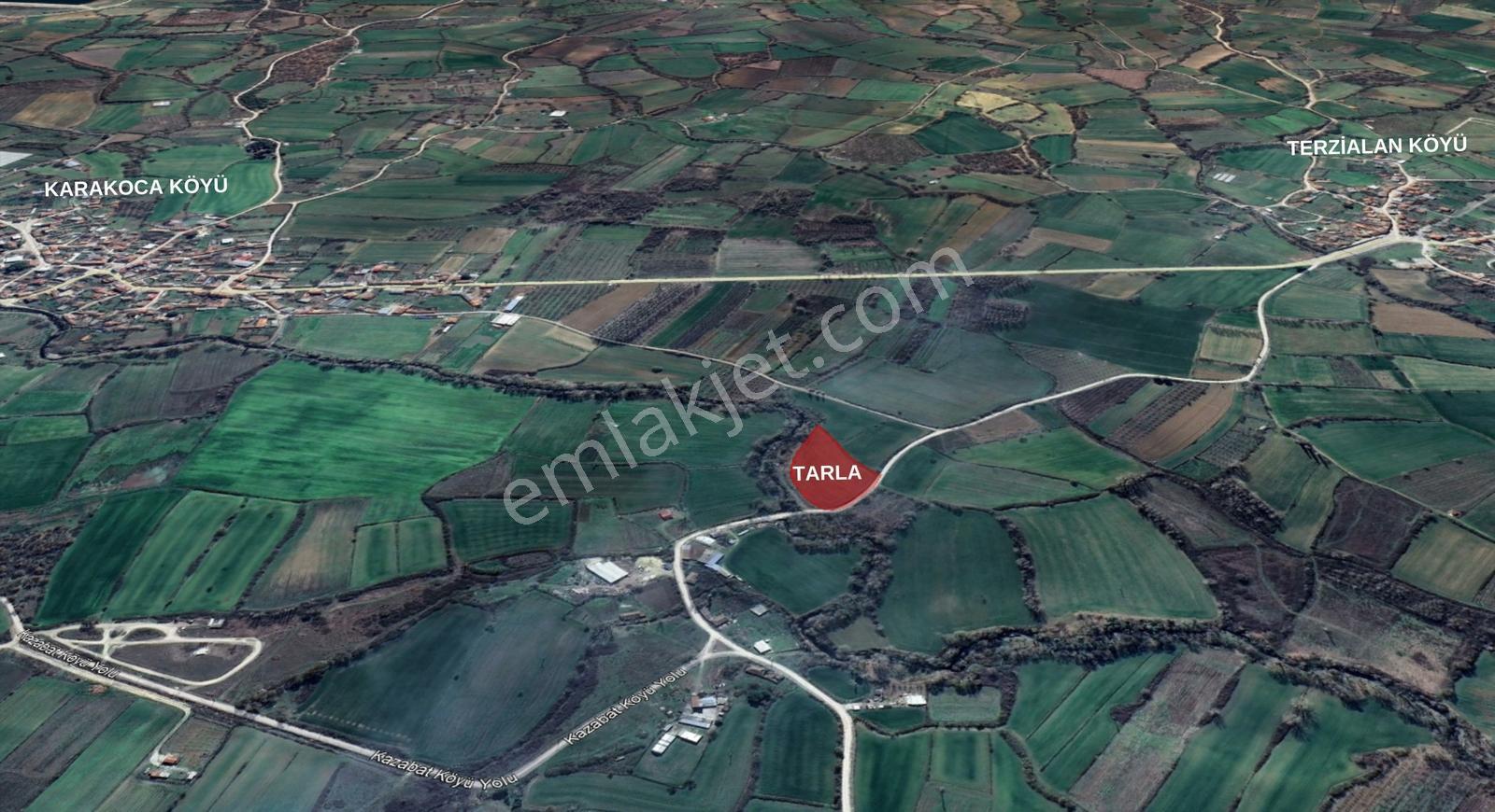 Emlak Team-çanakkale Çan Terzialan Köyünde 6927 M2 Satılık Tarla — fotoğraf 23