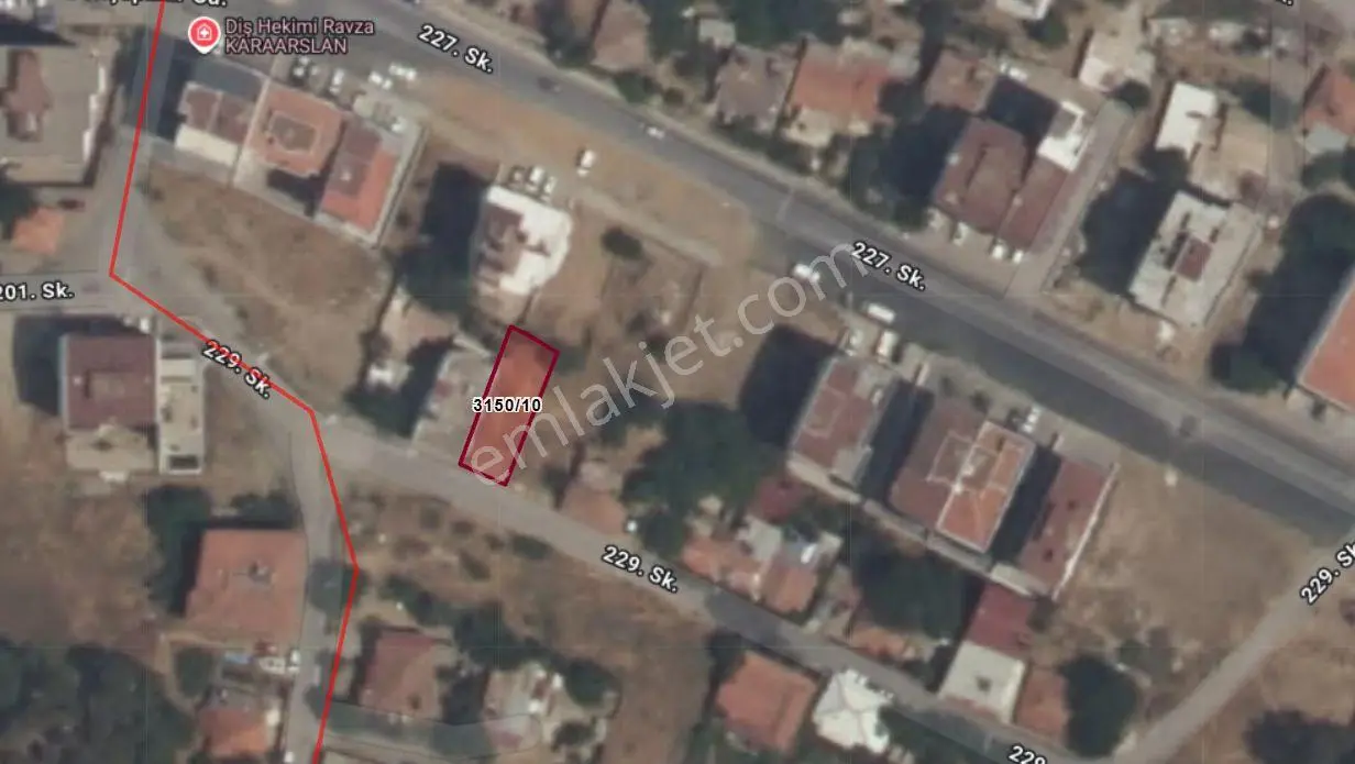 Kurtuluş Mah.de 214 M2 Satılık Arsa