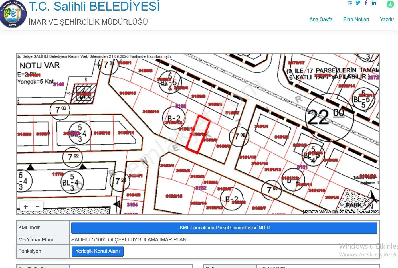 Kurtuluş Mah.de 214 M2 Satılık Arsa — fotoğraf 4