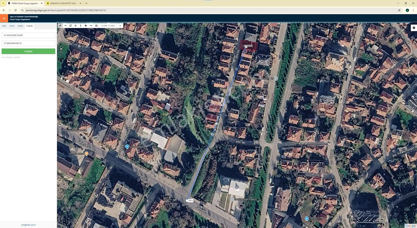 Cumhuriyet Mah Satılık 268 M2 Konut İmarlı Arsa — fotoğraf 3