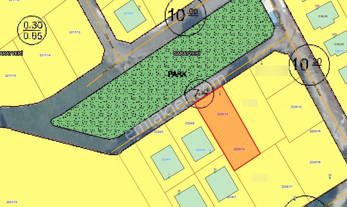 Hak Emlaktan Sarayyeri Mahde Mükemmel Konumda Satılık 600m² Arsa — fotoğraf 4