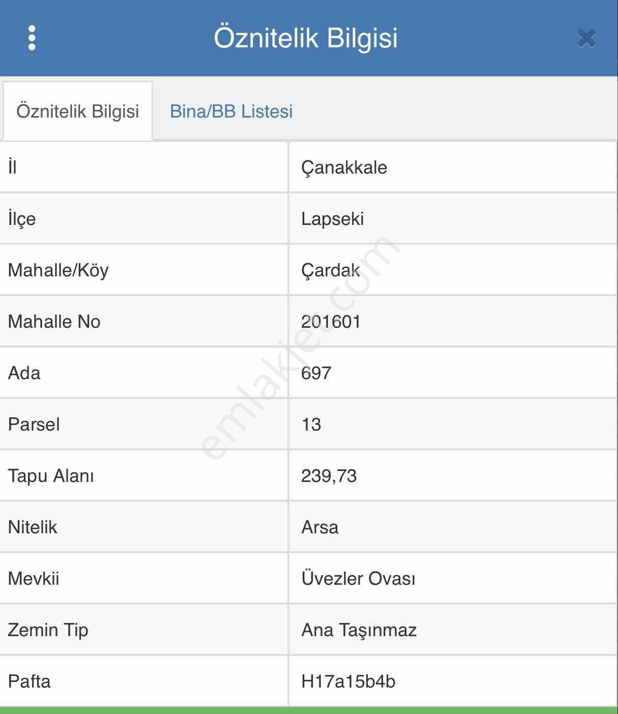 Çanakkale / Lapseki / Çardak Köyü / Satılık / Arsa — fotoğraf 6