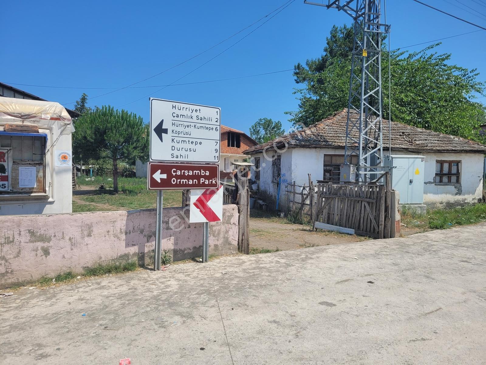 Çarşambada Sahile 2 Km | Villa Potansiyelli | 3 Yapı İmkânı — fotoğraf 2