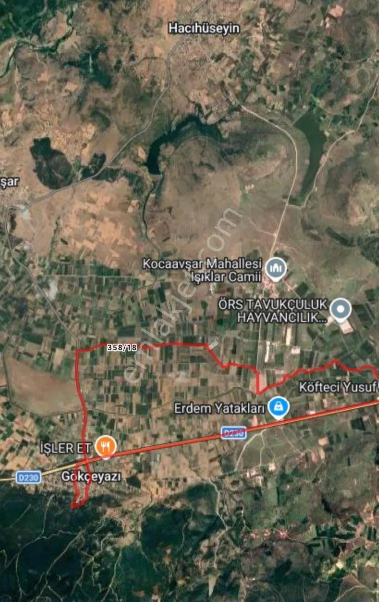 Gökçeyazı Orta Mahallesi 1425 M2 Tarlası Satılıktır — fotoğraf 2