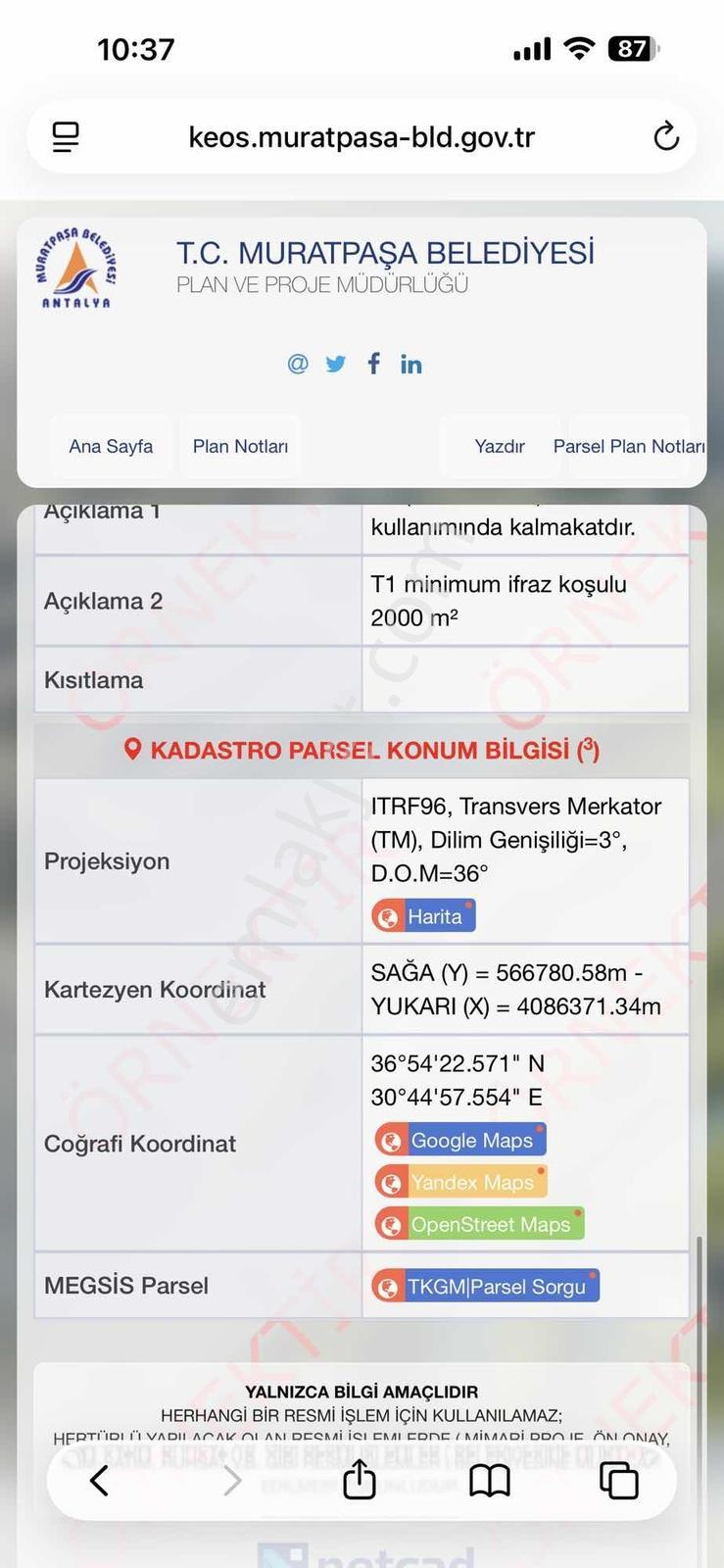 Gazi Bulvarına Cephe Satılık Ticari Arsa — fotoğraf 3