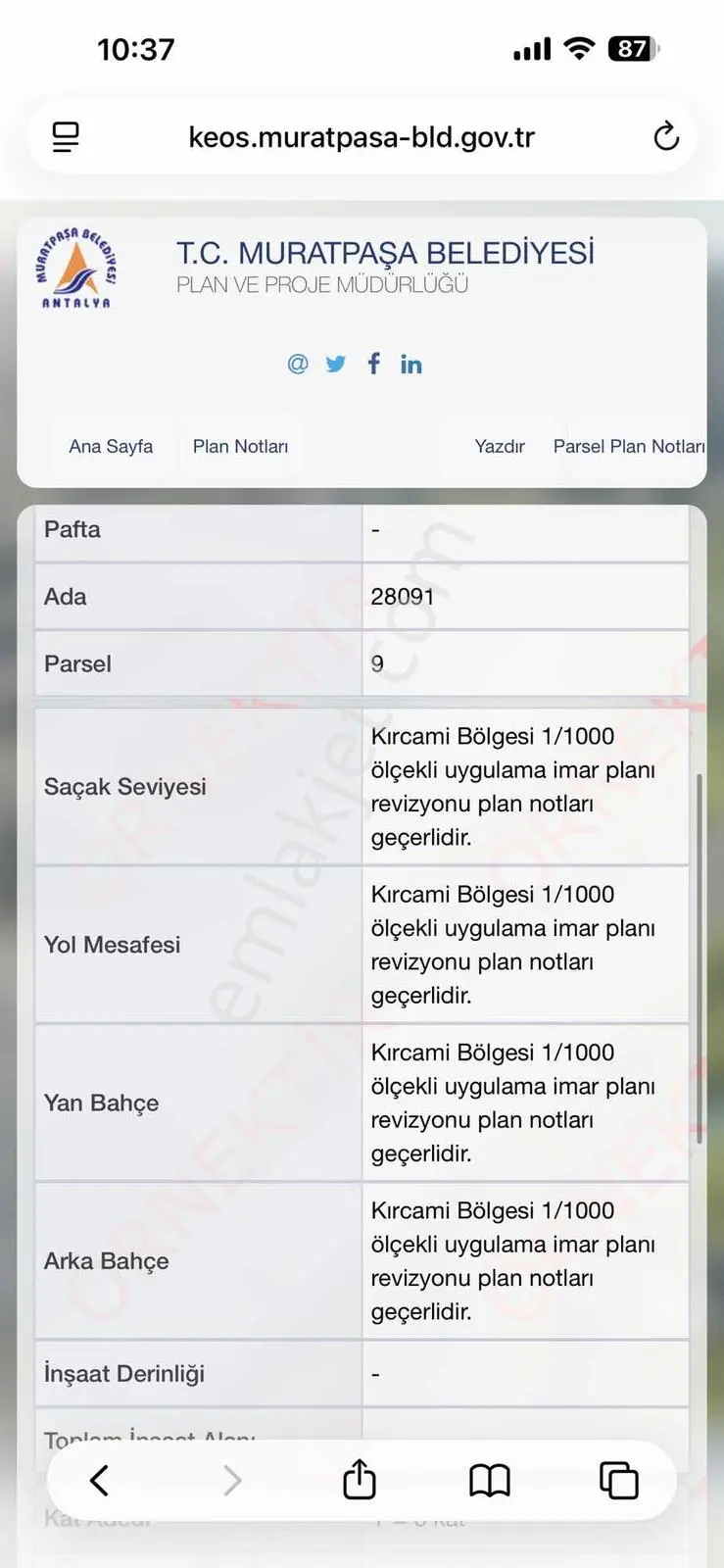 Gazi Bulvarına Cephe Satılık Ticari Arsa — fotoğraf 5