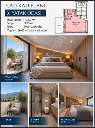 Fethiye Kargı'da 3+1 Müstakil Villa | Özel Havuzlu | 158, M² Net — fotoğraf 13