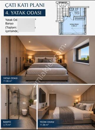 Fethiye Kargı'da 3+1 Müstakil Villa | Özel Havuzlu | 158, M² Net — fotoğraf 14