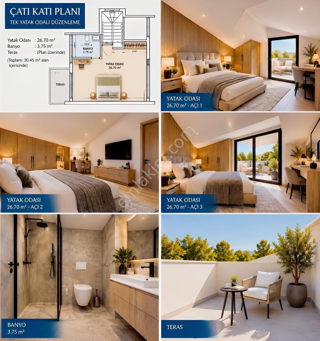 Fethiye Kargı'da 3+1 Müstakil Villa | Özel Havuzlu | 158, M² Net — fotoğraf 15