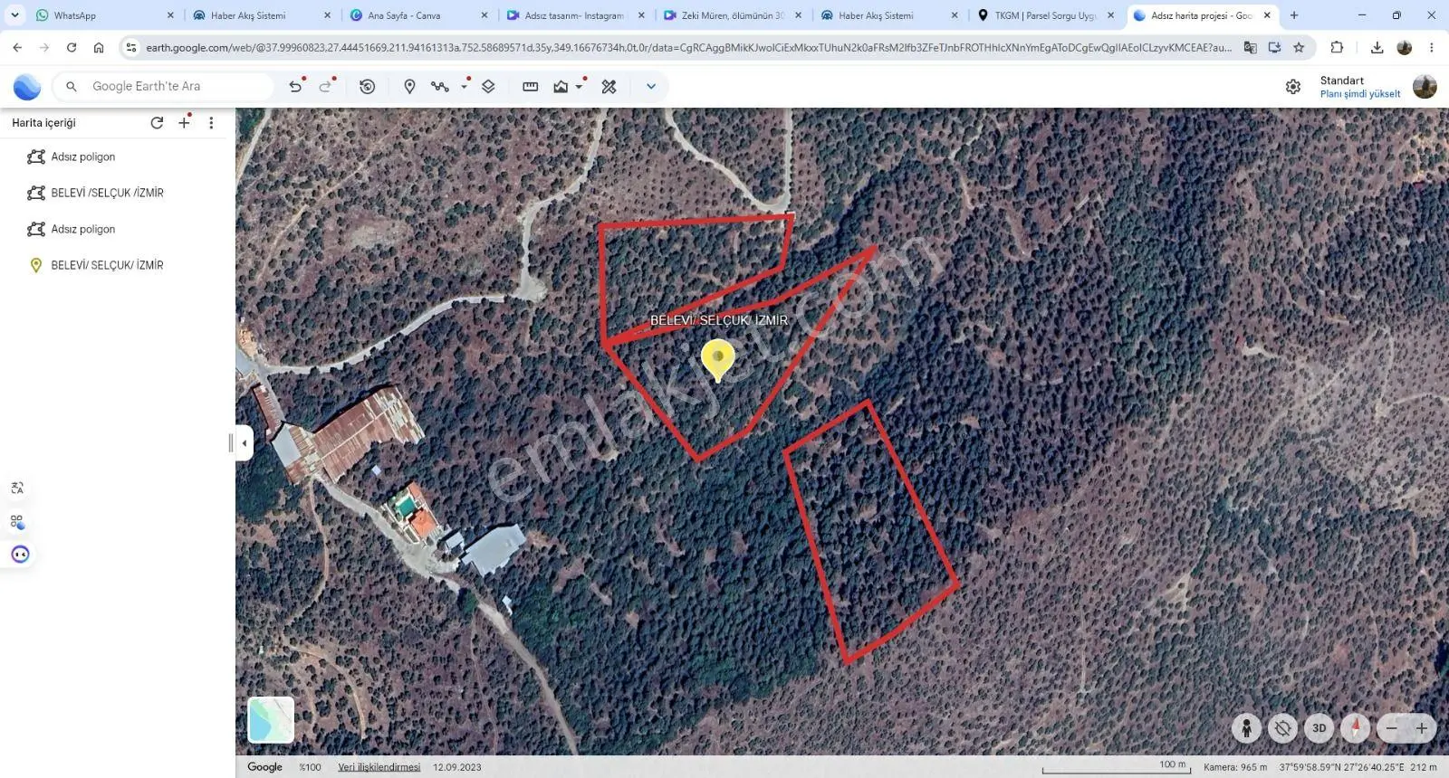 Selçuk Belevi’de 6.942 M² Satılık Zeytinlik – Yakınında 2 Satılık Parsel Daha — fotoğraf 3