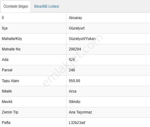 Güzelyurt'ta, Kapanmaz Manzaralı Kupon Arsa 550 M² — fotoğraf 2
