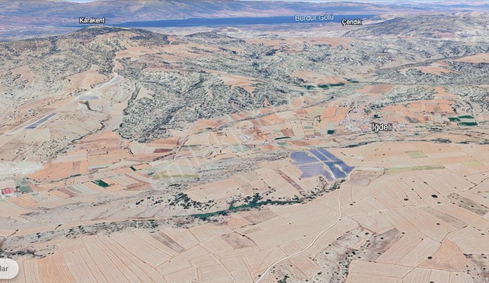 Burdur Kozluca'da Satılık Takasa Açık Tek Tapu 4500 M Tarla — fotoğraf 2