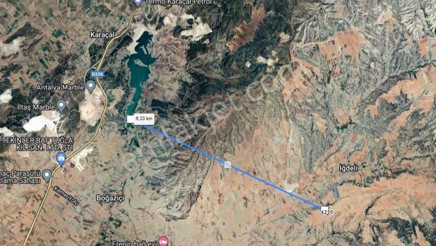 Burdur Kozluca'da Satılık Takasa Açık Tek Tapu 4500 M Tarla — fotoğraf 19