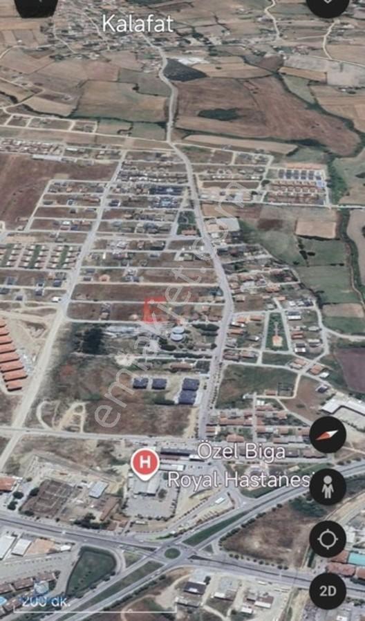 Çanakkale Biga Kalafat Yolu Muhteşem Lokasyonda Satılık Arsa — fotoğraf 5