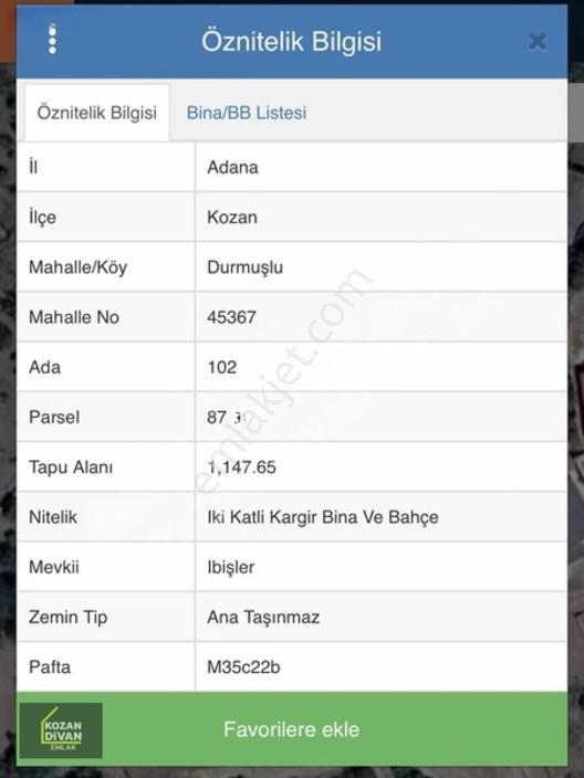 Kozan Divan Emlak'tan Durmuşlu'da Baraj Manzaralı Arsa — fotoğraf 18
