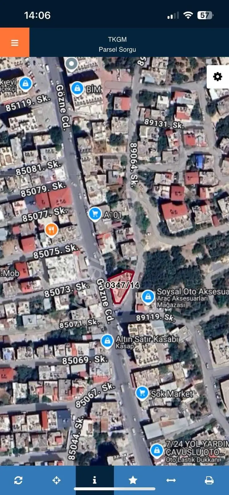 Toroslar Çavuşluda Cadde Üstü 312 M2 Arsa 6 Daire 5 Dükkan