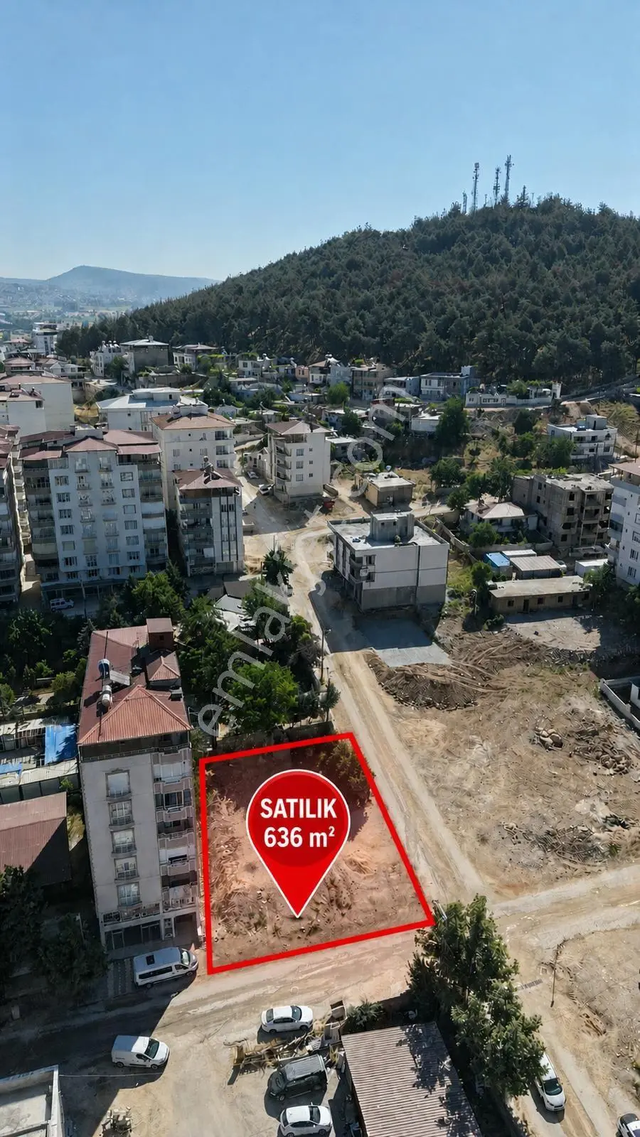 Pazarcık Şehit Nurettin Ademoğlu'nda 636 M² Satılık Arsa