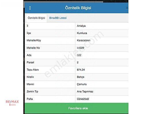Antalya Kumluca'da Tam Yatırımlık Bahçe Müstakil Parsel — fotoğraf 2