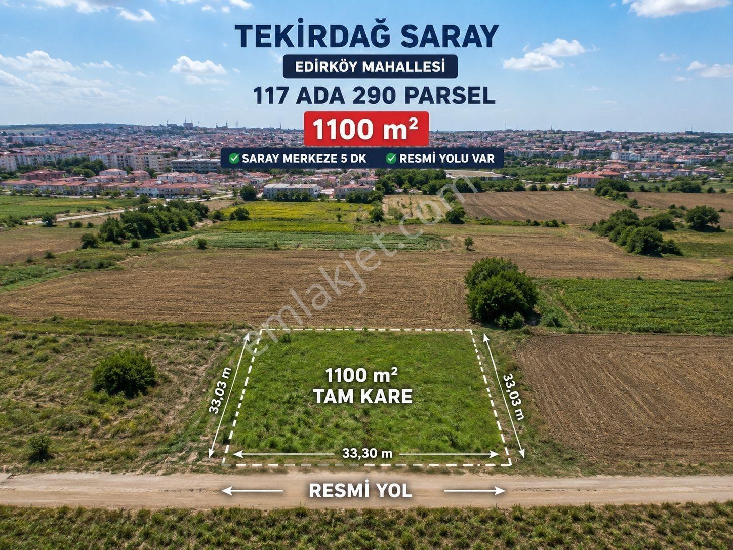 Saray Merkeze 5 Dk Fırsat 1100 Metrekare