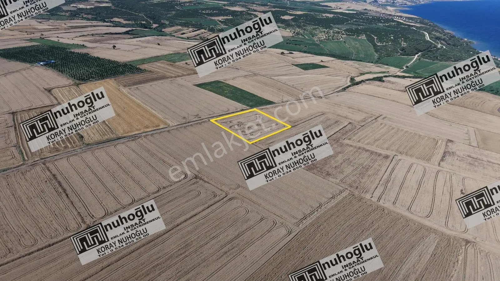 Nuhoğlu 'ndan Satılık 6.798 M2 Yola Cephe Deniz Manzaralı Tarla — fotoğraf 4
