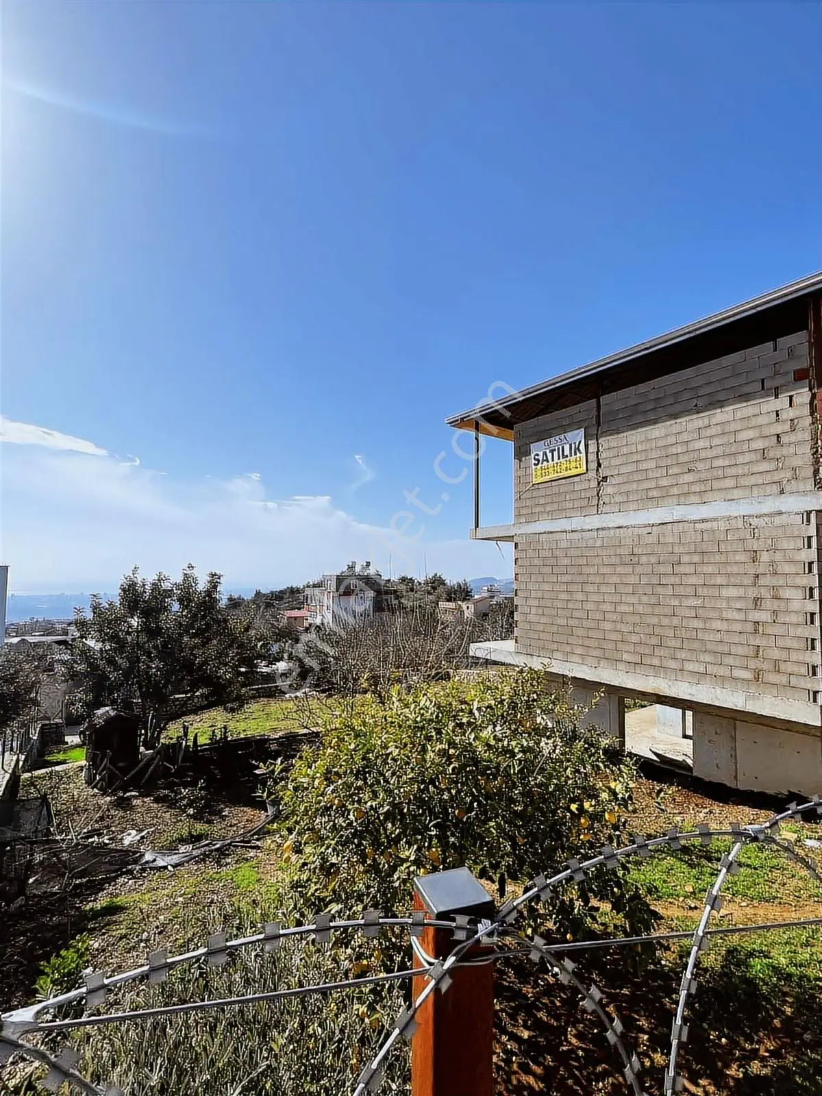 Mersin Toroslar Kaşlı Düğdüörende Manzaralı 3 Katlı Villa