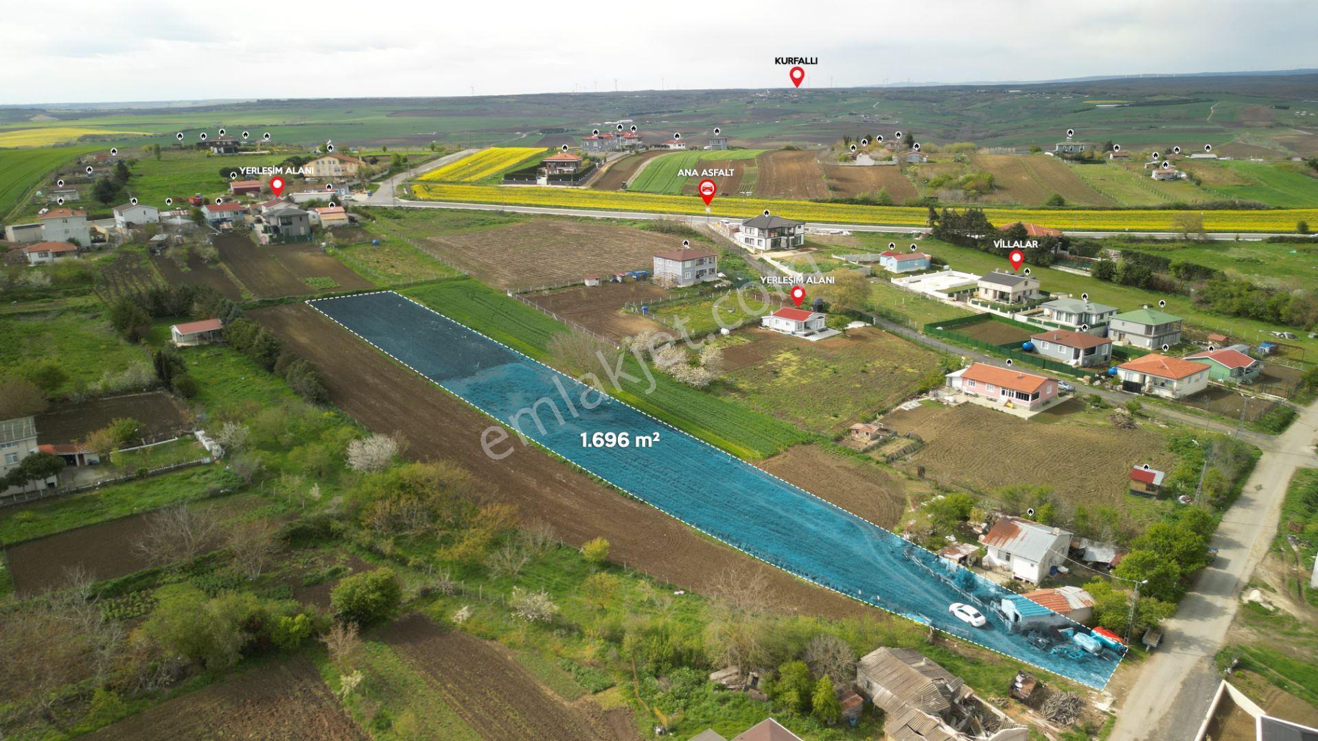 Akören'de Kaçırılmayacak Fırsat 1.696 M² Tek Tapu Satılık Tarla — fotoğraf 2